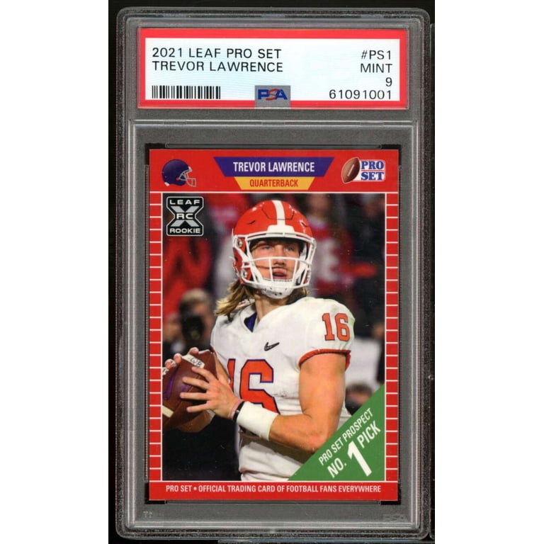 2021 Trevor Lawrence Rookie Card Lot - 2 Card Graded GMA Gem Mint 10 (Leaf & Leaf Prized)