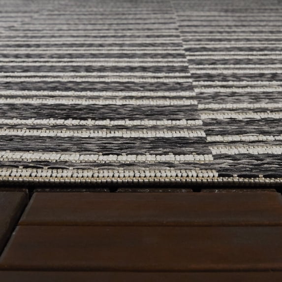 Trevor Modern Striped Area Rug