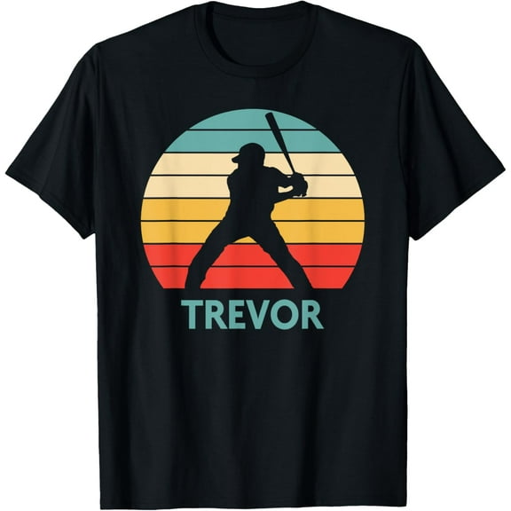 Trevor Name Gift Personalized Baseball T-Shirt