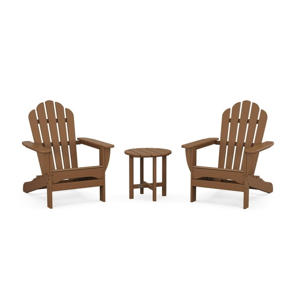 Trex Outdoor Furniture 3-Piece Monterey Bay Adirondack Set in Tree House