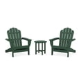 thumbnail image 1 of Trex Outdoor Furniture 3-Piece Monterey Bay Oversized Adirondack Set in Rainforest Canopy, 1 of 1