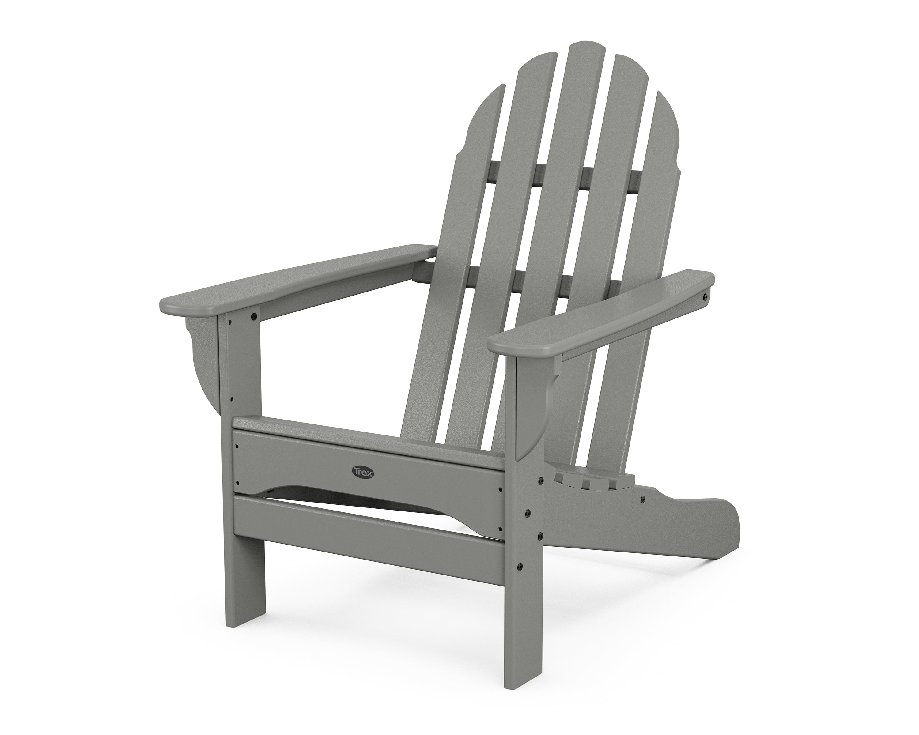 Stepping Stone Gray HDPE Cape Cod Adirondack Chair