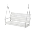 thumbnail image 1 of Trex Outdoor Furniture Monterey Bay 48” Swing in Classic White, 1 of 1