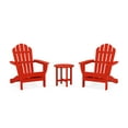 thumbnail image 1 of Trex Outdoors 3-Piece Monterey Bay Outdoor Adirondack Set in Sunset Red, 1 of 1