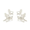 thumbnail image 1 of Trex Outdoors 4-Piece Monterey Bay Outdoor Adirondack Chair Conversation Set in Sand Castle, 1 of 1