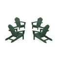 thumbnail image 1 of Trex Outdoors 4-Piece Monterey Bay Oversized Outdoor Adirondack Chair Conversation Set in Rainforest Canopy, 1 of 1