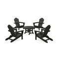thumbnail image 1 of Trex Outdoors 5-Piece Monterey Bay Folding Outdoor Adirondack Chair Conversation Group in Charcoal Black, 1 of 1
