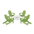 thumbnail image 1 of Trex Outdoors 5-Piece Monterey Bay Oversized Outdoor Adirondack Chair Conversation Group in Lime, 1 of 1