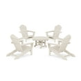 thumbnail image 1 of Trex Outdoors 5-Piece Monterey Bay Oversized Outdoor Adirondack Chair Conversation Group in Sand Castle, 1 of 1