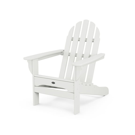 Trex Outdoors Cape Cod Outdoor Adirondack Chair in Classic White