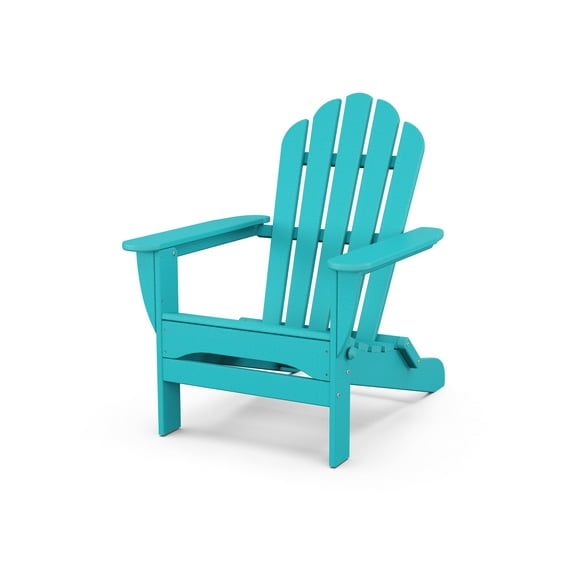 Trex Outdoors Monterey Bay Folding Outdoor Adirondack Chair in Aruba
