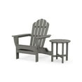 thumbnail image 1 of Trex Outdoors Monterey Bay Folding Outdoor Adirondack Chair with Side Table in Stepping Stone, 1 of 1