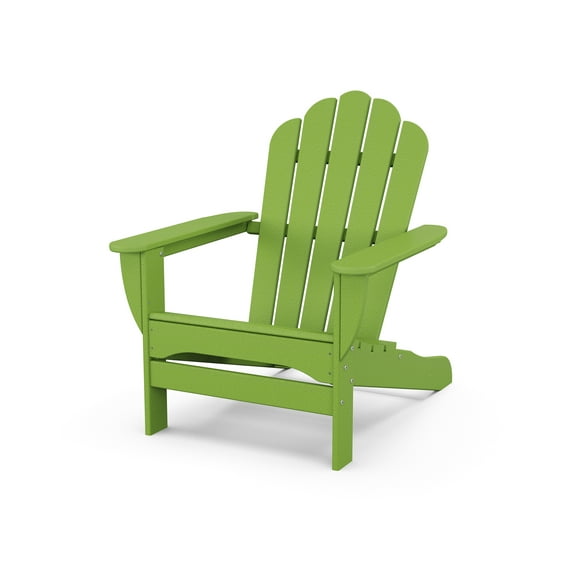 Trex Outdoors Monterey Bay Oversized Outdoor Adirondack Chair in Lime