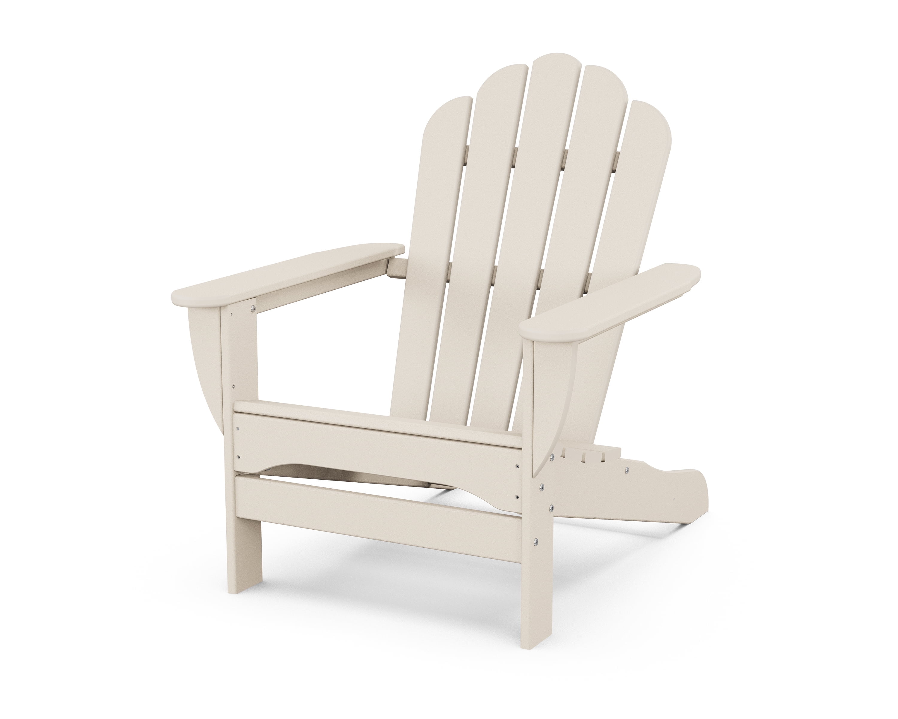 Trex Outdoors Monterey Bay Oversized Outdoor Adirondack Chair in Sand Castle