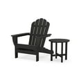 thumbnail image 1 of Trex Outdoors Monterey Bay Oversized Outdoor Adirondack Chair with Side Table in Charcoal Black, 1 of 1