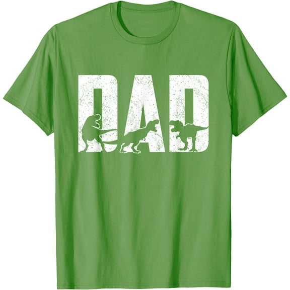 Trex Papa Dinosaur Lovers Cool Vintage Men Unisex T-Shirt for Men Women,Lime Color,Size 3XL