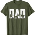 thumbnail image 1 of Trex Papa Dinosaur Lovers Cool Vintage Men Unisex T-Shirt for Men Women, 1 of 5