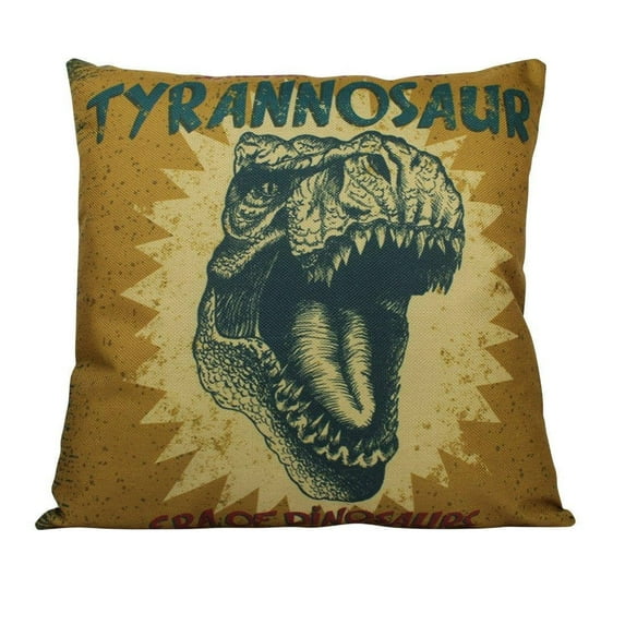 Trex | Tyrannosaur | Dinosour | Fun Gifts | Pillow Cover | Home Decor | Throw Pillows | Happy Birthday | Kids Room Decor | Room Decor