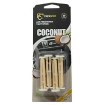 TrexNYC Car Air Fresheners Vent Sticks, Essential Car Odor Eliminator, For Long Lasting Fragrance up to 30 days, Coconut