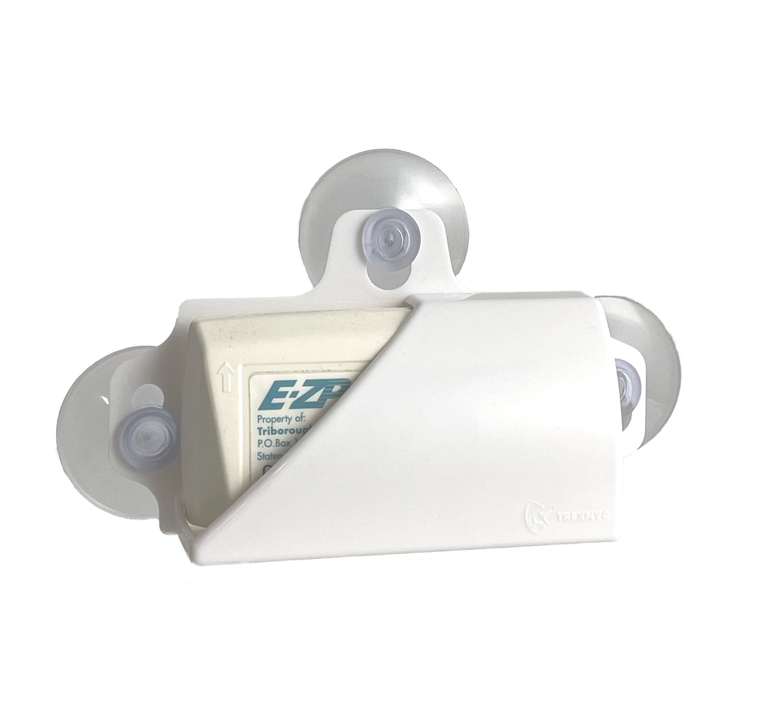 T-Rex EZ Pass/I-Pass Holder With 3 Suction Cups - Clear Toll Pass Holder For Car Windshield