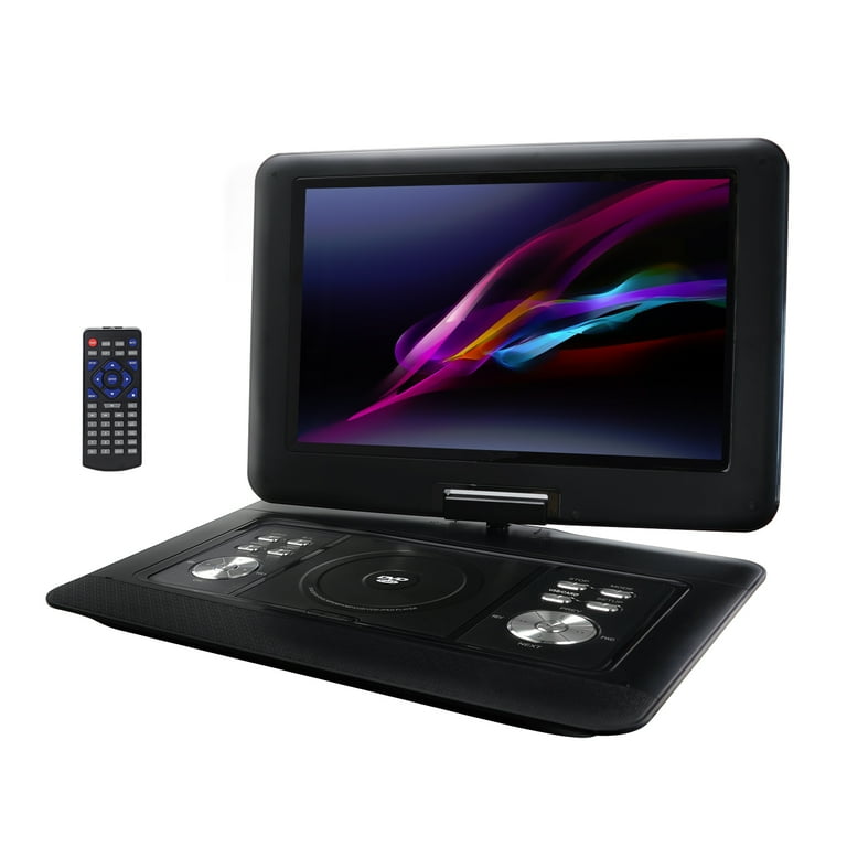 Trexonic 14.1 Inch Portable DVD Player with Swivel TFT-LCD Screen