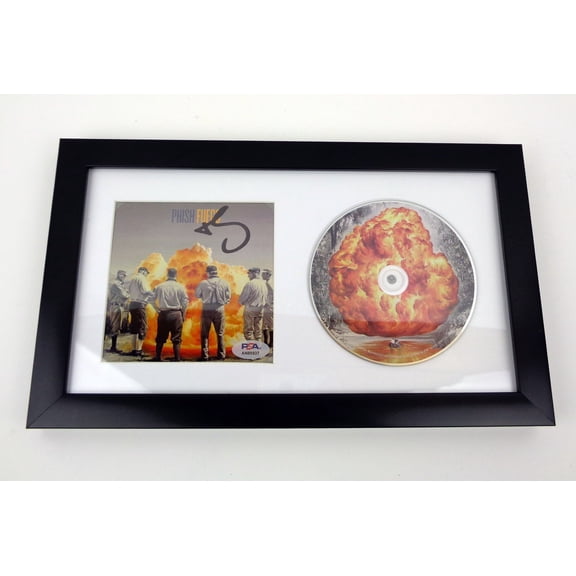 Trey Anastasio Phish Band Signed Autograph Fuego CD Framed PSA/DNA COA