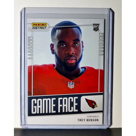 Trey Benson 2024 Panini Game Face #28 NFL Rookie Card Arizona Cardinals 1/331