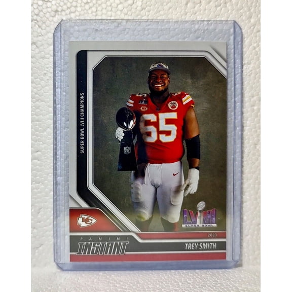 Trey Smith 2023 Panini NFL Superbowl Champions #20 Card Kansas City Chiefs
