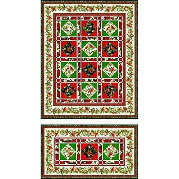 Trey of Diamonds Christmas Pattern- 7 Sizes