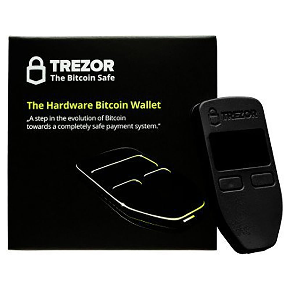 Trezor Model One - Trusted Crypto Hardware Wallet - Cold