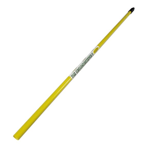 THE GROUNDSKEEPER II 55-inch Lightweight Fiberglass Replacement Rake Handle Only (Yellow)