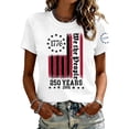 thumbnail image 1 of Trgacdwlo 1776-2026 250 Anniversary USA Shirt We the People 1776 American Flag Patriotic Tee Stars Stripes 4th of July Shirts, 1 of 4