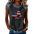 thumbnail image 1 of Trgacdwlo 1776-2026 250th Anniversary Shirts Flag Print Independence Day Women's Tank Tops Patriotic July 4th Shirts for Women, 1 of 6
