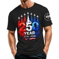 thumbnail image 1 of Trgacdwlo 1776-2026 USA 250th Anniversary Shirt Freedom Mens 4th of July Shirt Short Sleeve 250 Years Patriotic Tees, 1 of 6