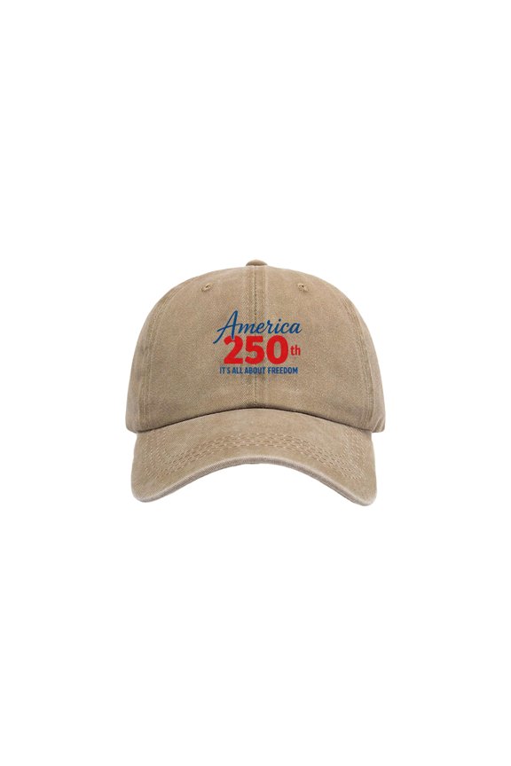 2 Packs 250th Anniversary USA Hat 1776-2026 Flag Print Adjustable Baseball Cap Celebration Independence Day Unisex Sun Hats 21.25-24.4