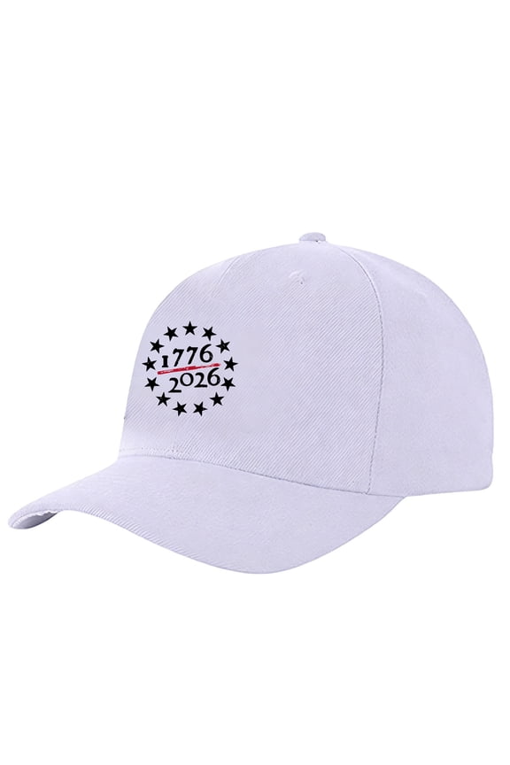 2 Packs USA 250th Anniversary Hat 1776-2026 Flag Print Adjustable Baseball Cap Celebration Independence Day Unisex Sun hat 22.83-23.62