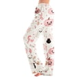 thumbnail image 1 of Trgacdwlo Funny Pumpkin Ghost Womens Pajama Bottoms Fall Halloween Pajama Pants Women Spooky Season Elastic Waist Sleep Pants for Women Soft, 1 of 9