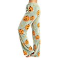 thumbnail image 1 of Trgacdwlo Ghost Graphic Spooky Halloween Pajamas Women Pants Loungewear Fall Womens Sleep Pants Elastic Waist Baggy Comfy Pajama Bottoms Women, 1 of 5