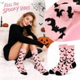 thumbnail image 1 of Trgacdwlo Halloween Crew Socks, Fuzzy Warm Soft Fleece Holiday Pattern Knit Socks Cozy Winter Home Sleeping Socks for Men Women, Fun Novelty Gift, 1 of 6