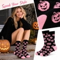 thumbnail image 1 of Trgacdwlo Halloween Crew Socks, Fuzzy Warm Soft Fleece Holiday Pattern Knit Socks Cozy Winter Home Sleeping Socks for Men Women, Fun Novelty Gift, 1 of 7