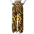 thumbnail image 1 of Trgacdwlo Halloween Pajama Pants Fuzzy Funny Ghost Graphic Wide Leg Fleece Pj Pants Women Elastic Waist Winter Cozy Warm Womens Lounge Pants, 1 of 6