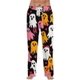 thumbnail image 1 of Trgacdwlo Halloween Pajama Pants Mens Funny Pumpkin Mens Pajama Bottoms Elastic Waist Drawstring Fall Winter Men's Sleep Pants, 1 of 7