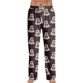 thumbnail image 1 of Trgacdwlo Halloween Pjs Men Cute Pumpkin Graphics Men's Pajama Bottoms Elastic Waist Drawstring Fall Winter Men Lounge Pants, 1 of 4
