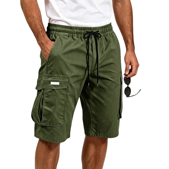 Trgacdwlo Mens Cargo Shorts Breathable Athletic Shorts for Men Running Workout Quick Dry Elastic Waist Mens Shorts Casual with Pocket