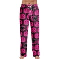 thumbnail image 1 of Trgacdwlo Mens Pajama Pants Halloween Cute Pumpkin Graphics Men Pj Pants Elastic Waist Drawstring Fall Winter Lounge Pants for Men, 1 of 4