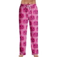 thumbnail image 1 of Trgacdwlo Mens Pajama Pants Halloween Cute Pumpkin Graphics Pj Pants Men Elastic Waist Drawstring Fall Winter Mens Lounge Pants with Pockets, 1 of 4
