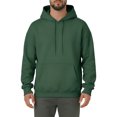 thumbnail image 1 of Trgacdwlo Oversized Hoodie Men Solid Color Long Sleeve Hooded Sweatshirts for Men Workout Fall Winter Pullover for Men with Pocket Dark Green 5XL, 1 of 6