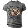 thumbnail image 1 of Trgacdwlo S-4XL Mens July 4th Shirt Independence Day 250th Anniversary Shirts 1776-2026 Flag Print Patriotic Big and Tall Men's Shirts, 1 of 3