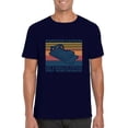 thumbnail image 1 of Trh Pontoon Captain Funny Boating Lake Life Sailor Humor T-Shirt, for men & women, up to size 5XL, 1 of 3