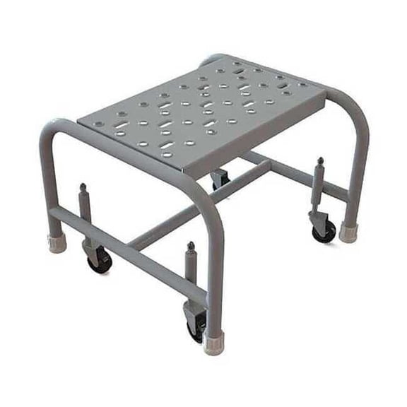 Tri-Arc Mobile Step Stand, Steel, Perforated, 16inW WLSR001166